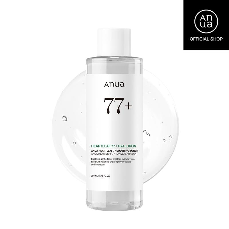 [Anua Official Shop] Heartleaf 77% Soothing Toner for Hydrating 8.45 Fl.Oz. (250Ml) ｜Layering Toner, Fungal Acne Safe Skincare, Korean Skin Care