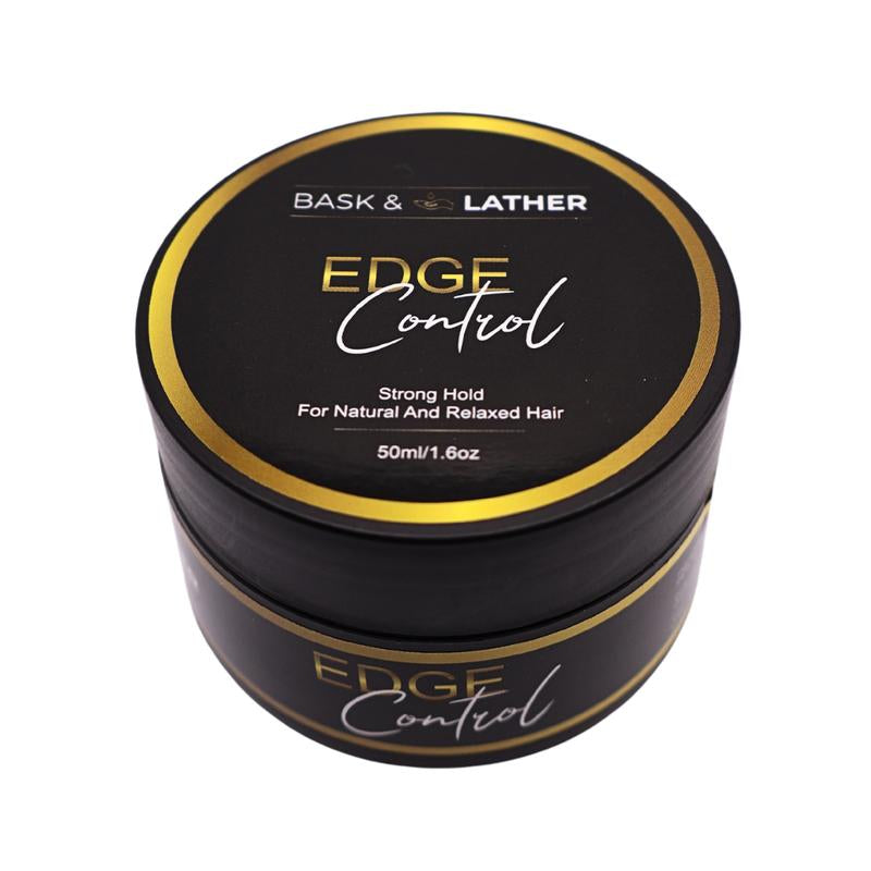 STRONG HOLD- THICK EDGES- EDGE CONTROL BASK and LATHER Gel Haircare Strong Edge