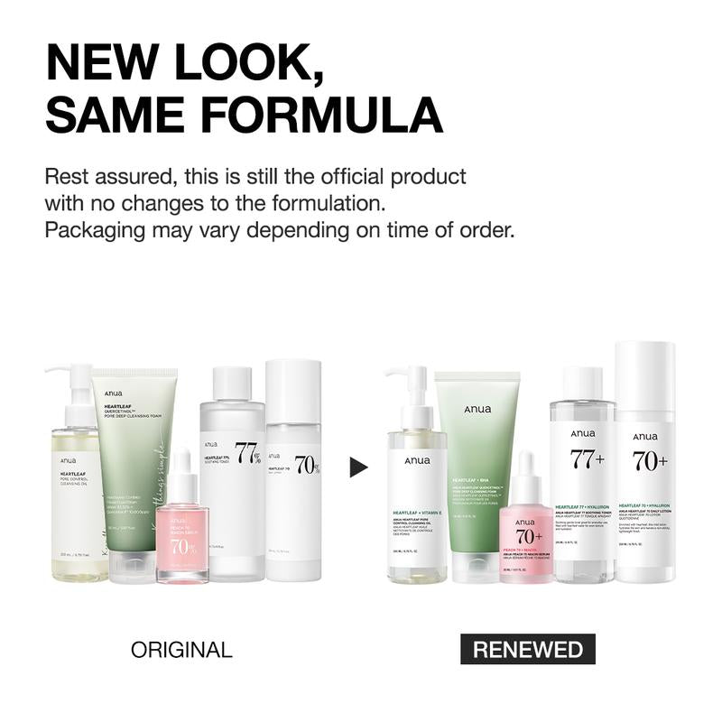 [Anua Official Shop] Korean Glass Skin Set (Daily Skincare Routine for Clear Skin) Cleanser + Foam + Toner + Serum + Moisturizer